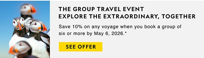 10% SAVINGS FOR GROUPS