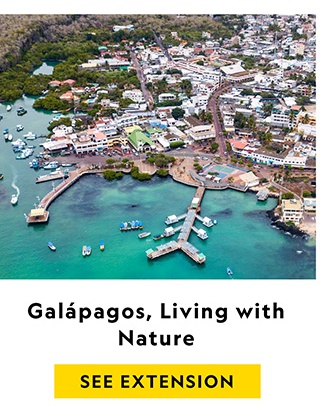 GALAPAGOS, LIVING WITH NATURE
