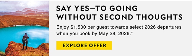 BOOK BY MAY 28, 2026 - EXPLORE OFFER