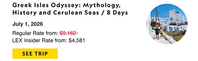 Greek Isles Odyssey: Mythology, History and Cerulean Seas / 8 Days