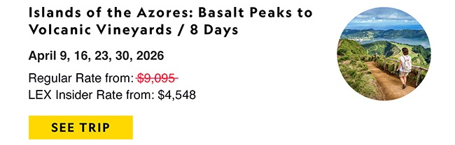 Islands of the Azores: Basalt Peaks to Volcanic Vineyards / 8 Days