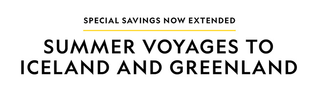 SPECIAL SAVINGS NOW EXTENDED